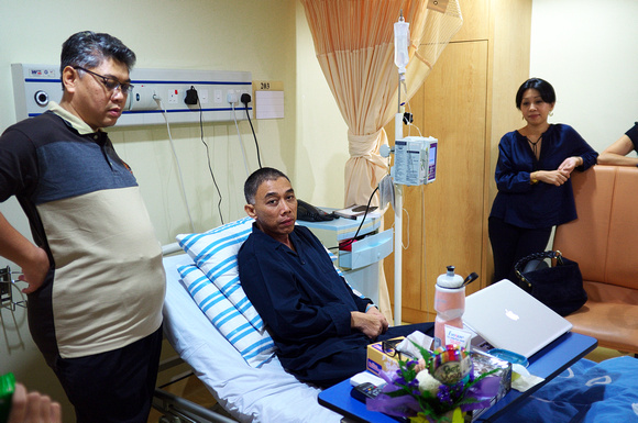 Shahril Hamzah admitted in Hospital