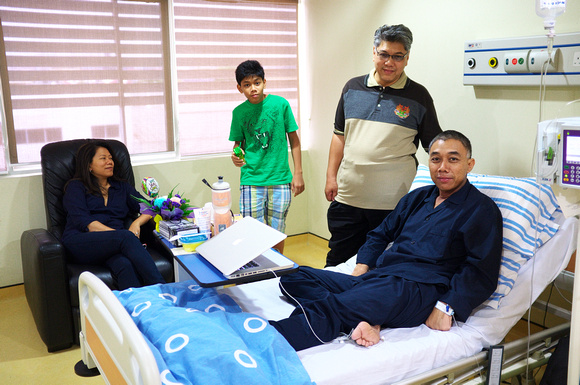 Shahril Hamzah admitted in Hospital