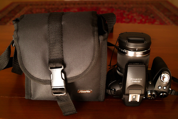 Fuji HS10 with camera bag