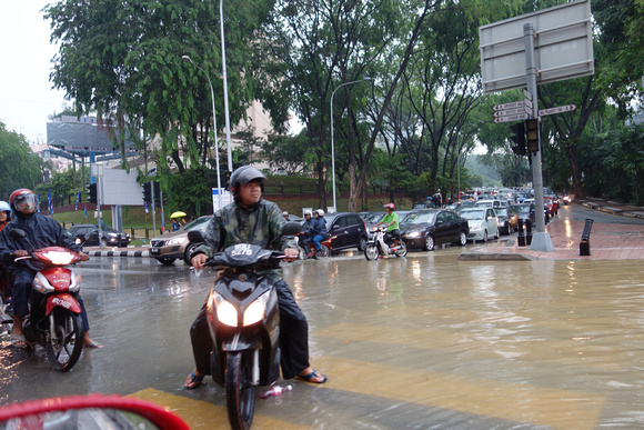 Flash flood in KL