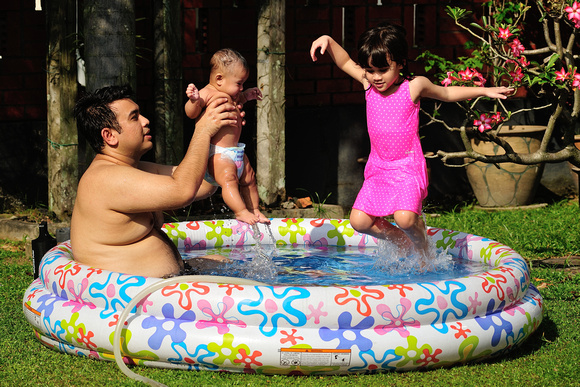 Haniff and Baby Swimming Pool