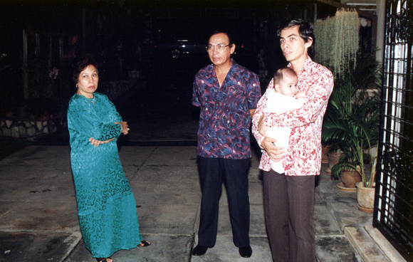 Abdul Wahab and Jamilah Dato' Hussin dinner party
