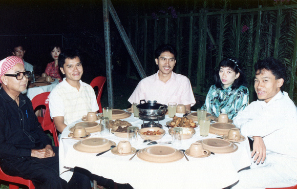 Abdul Wahab and Jamilah Dato' Hussin dinner party
