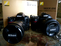 Nikon D700 and Nikon D200