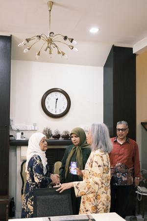 Hari Raya Aidil Fitri at Azman Hamzah's Home