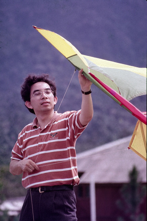 Harun flying kite