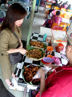 Lunch at Ikan Bakar behind Istana Negara