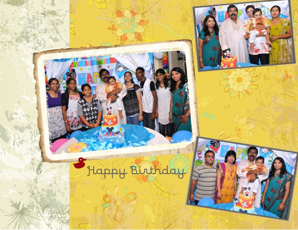 Photobook for Ammutha's Son's Birthday