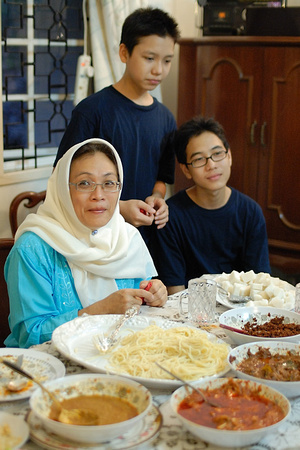 Hari Raya Aidil Fitri 2007 Johor Family