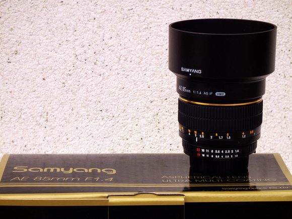 Samyang 85mm f1.4 Nikon mount