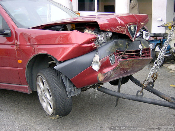Alfa Romeo Accident