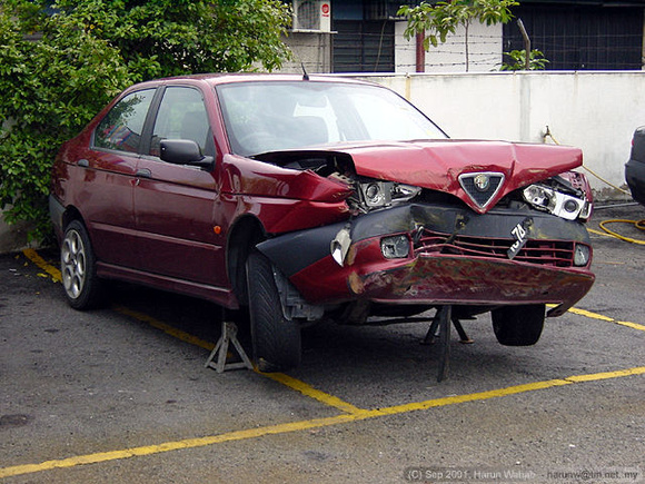 Alfa Romeo Accident