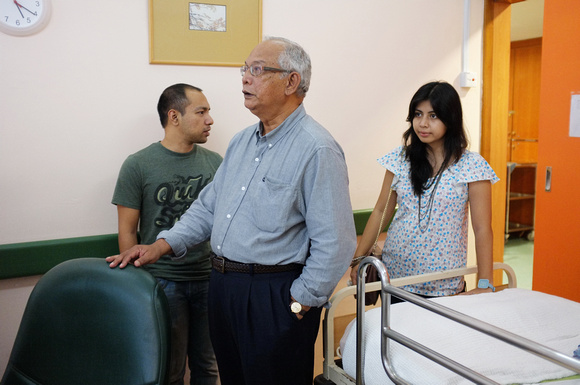 Mak Long Temah admitted in University Hospital