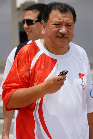 Tan Sri Hamzah's Olympic Torch Run