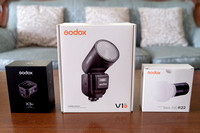 Godox V1 Pro Flashgun and X3 Trigger set