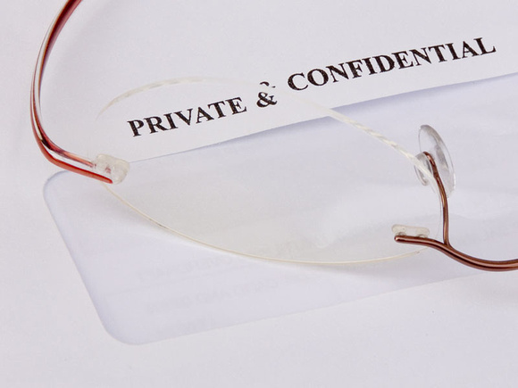 Spectacles on Private and Confidential Letter