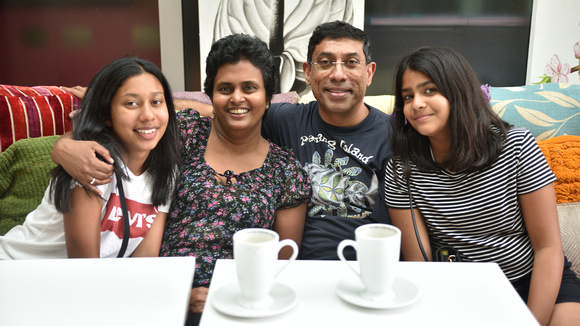Annual Meetup for Tea with Sharmala and family