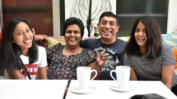 Annual Meetup for Tea with Sharmala and family