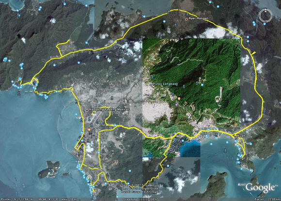 Road Route of Langkawi Trip