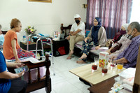 Visiting Faizah who is recovering from operation