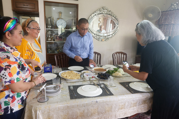 Laksa Johor Lunch by Kak Boon for Shahril and Leena