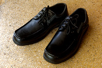 Cian Black Leather Shoes