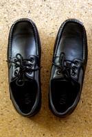Cian Black Leather Shoes