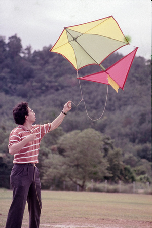 Harun flying kite