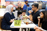 Dinner at Mamak restaurant with Haniff Hussien famly