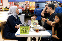 Dinner at Mamak restaurant with Haniff Hussien famly