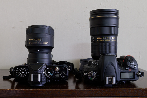 Nikon ZF vs D750 Lenses