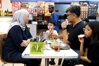 Dinner at Mamak restaurant with Haniff Hussien famly