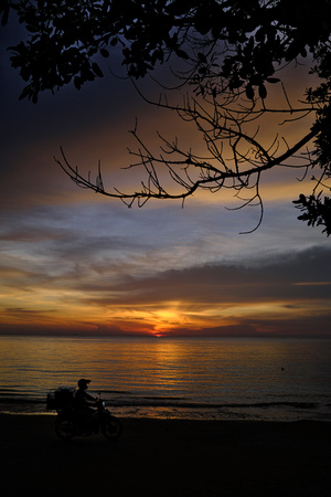 Sunset at Thistle Hotel in Port Dickson
