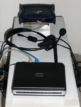 Dlink Wireless Router in operation