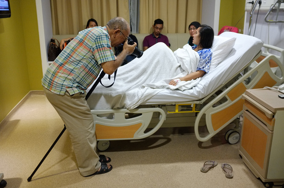 Hanim admitted in Hospital