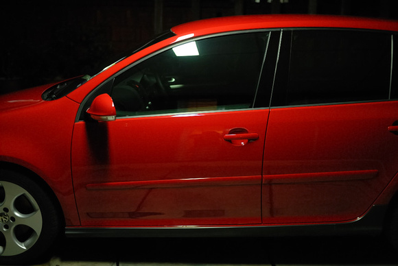 Volkswagen GTi Lit Under Porchlight