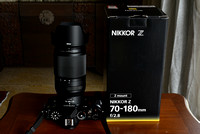 Nikon Zf with Nikkor 70-180 f2.8 Z