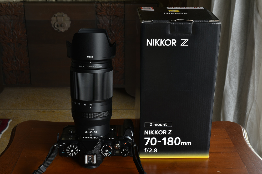 Nikon Zf with Nikkor 70-180 f2.8 Z