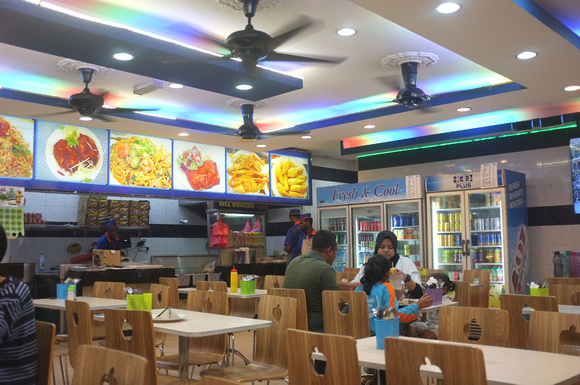 Dinner at Mamak restaurant with Hussien
